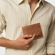 Load image into Gallery viewer, Big Sur W1 Orange Leather Bi-Fold Wallet