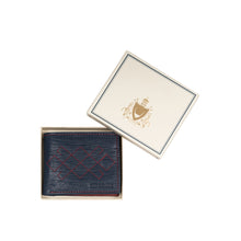 Load image into Gallery viewer, Big Sur W2 Blue Leather Bi-Fold Wallet