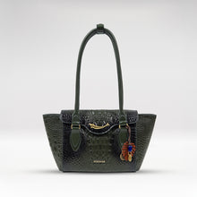 Load image into Gallery viewer, Bolinas 01 Green Leather Shoulder Bag