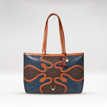 Load image into Gallery viewer, Bolinas 02 Orange Leather Tote Bag