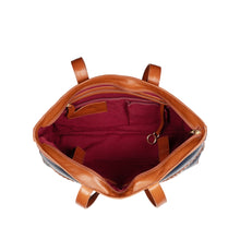 Load image into Gallery viewer, Bolinas 02 Orange Leather Tote Bag