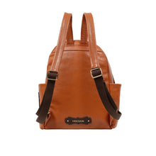 Load image into Gallery viewer, Coachella 01 Orange Leather Backpack