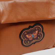 Load image into Gallery viewer, Coachella 01 Orange Leather Backpack