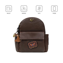 Load image into Gallery viewer, Coachella 01 Brown Leather Backpack