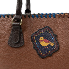 Load image into Gallery viewer, Coachella 02 Tan Leather Tote Bag