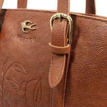 Load image into Gallery viewer, Montmartre 02 Orange Leather Tote Bag