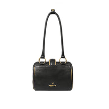 Load image into Gallery viewer, Spirit 02 Black Leather Shoulder Bag
