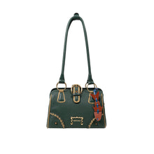 Load image into Gallery viewer, Spirit 02 Green Leather Shoulder Bag