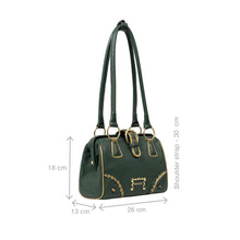 Load image into Gallery viewer, Spirit 02 Green Leather Shoulder Bag