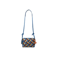 Load image into Gallery viewer, Woodstock 01 Blue Leather Crossbody