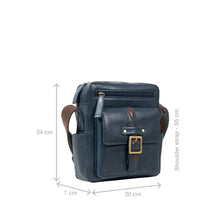 Load image into Gallery viewer, Big Sur 01 Blue Leather Crossbody