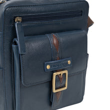 Load image into Gallery viewer, Big Sur 01 Blue Leather Crossbody