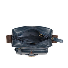 Load image into Gallery viewer, Big Sur 01 Blue Leather Crossbody