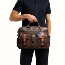 Load image into Gallery viewer, Big Sur 02 Brown Leather Briefcase