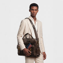 Load image into Gallery viewer, Big Sur 02 Brown Leather Briefcase