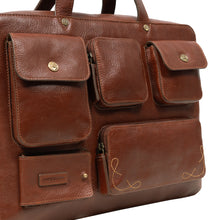 Load image into Gallery viewer, Rhapsody 02 Brown Leather Briefcase