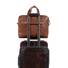 Load image into Gallery viewer, Rhapsody 02 Brown Leather Briefcase