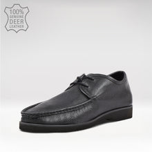 Load image into Gallery viewer, BURGUNDY MEN’S DEER LEATHER SHOES