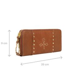 Load image into Gallery viewer, WILD ROSE W1 ZIP AROUND WALLET