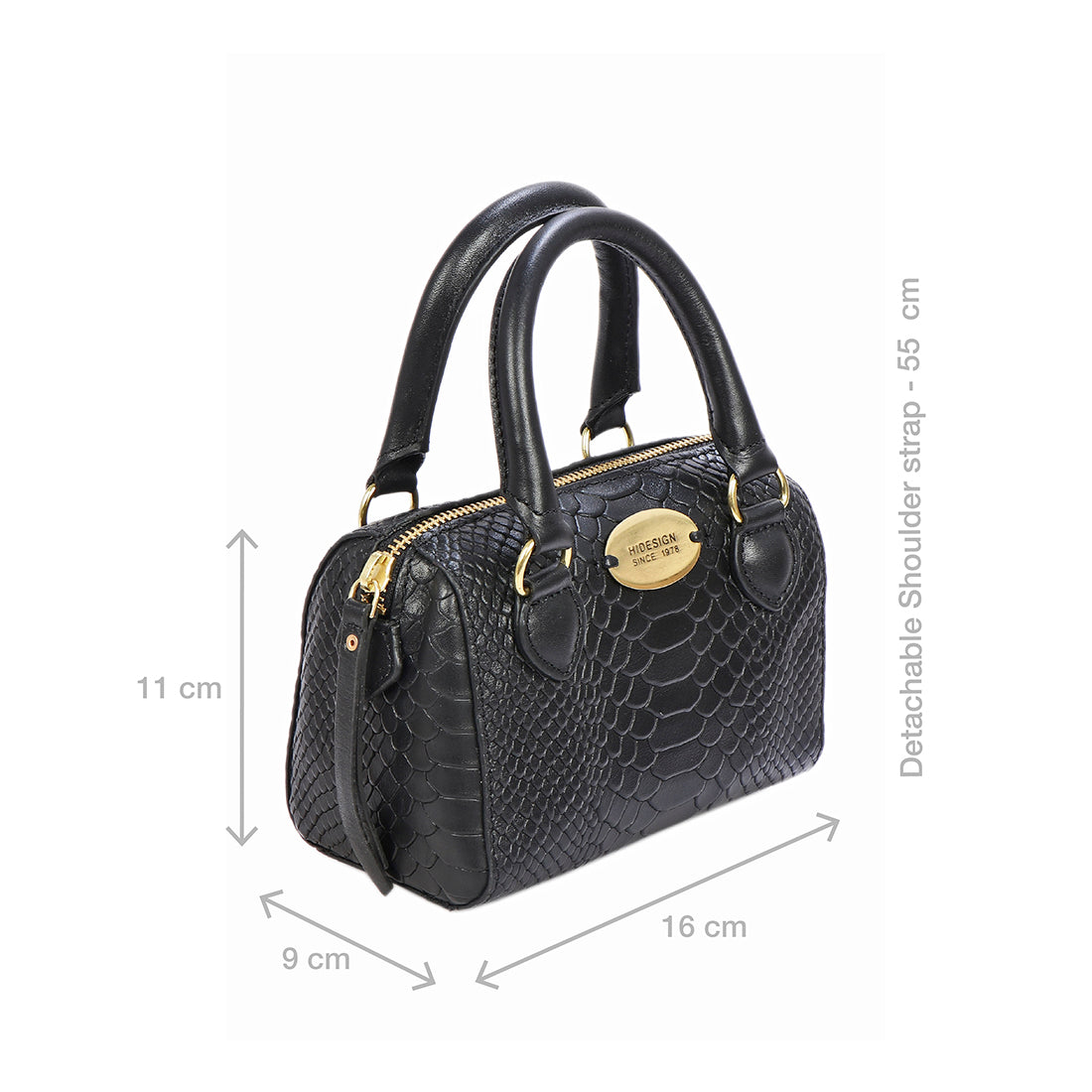 Buy Black Estelle Shoulder Bag Online - Hidesign