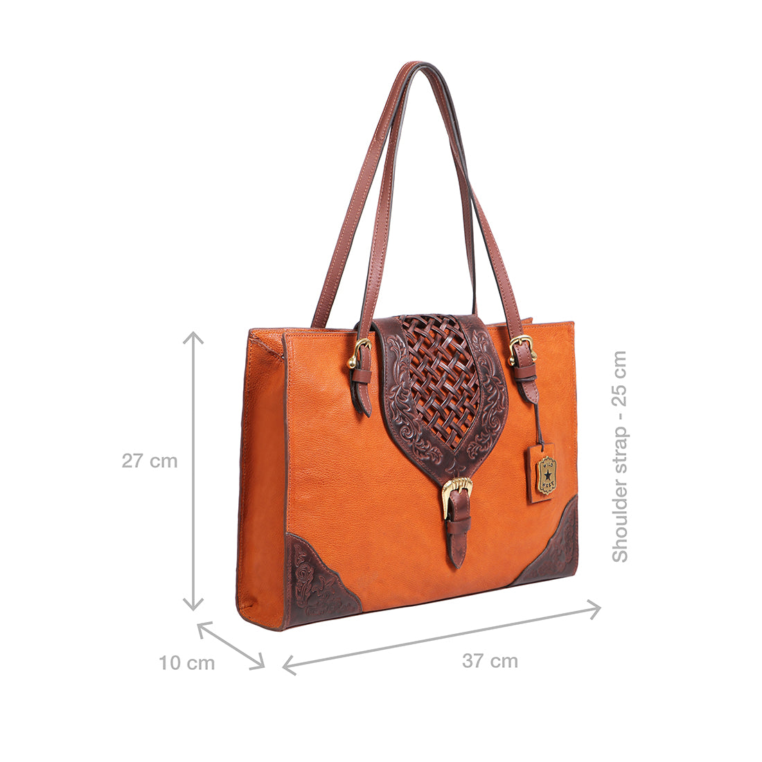 Buy Hidesign Orange Womens Handbags