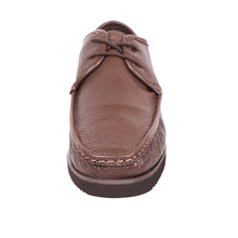 Load image into Gallery viewer, BURGUNDY MEN’S DEER LEATHER SHOES