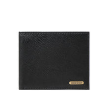 Load image into Gallery viewer, Ee 017Sc Black Leather Bi-Fold Wallet