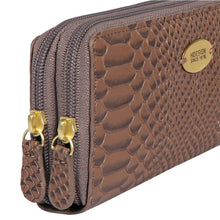 Load image into Gallery viewer, EE TAURUS W2 RF DOUBLE ZIP AROUND WALLET