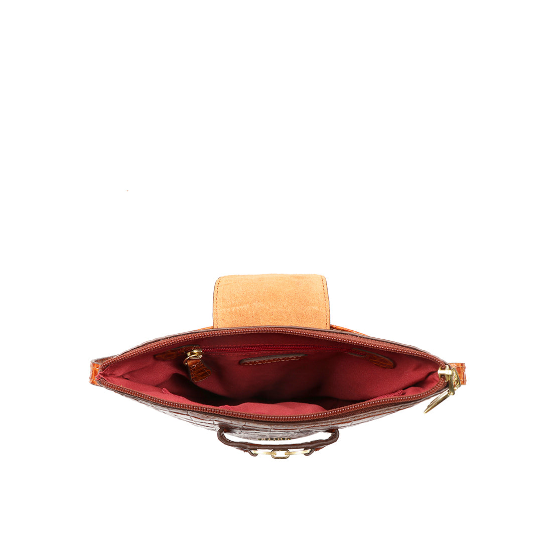 Buy Hidesign Orange Womens Handbags