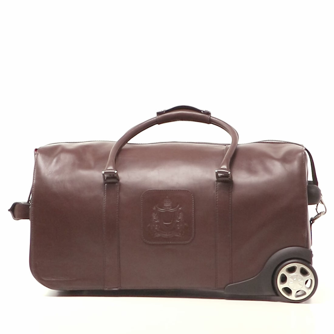 Buy Brown Kingsley 02 Trolley Bag Online - Hidesign