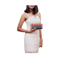 Load image into Gallery viewer, EE LIBRA W2 DOUBLE ZIP AROUND WALLET