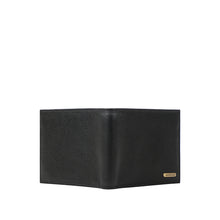 Load image into Gallery viewer, Ee 017Sc Black Leather Bi-Fold Wallet