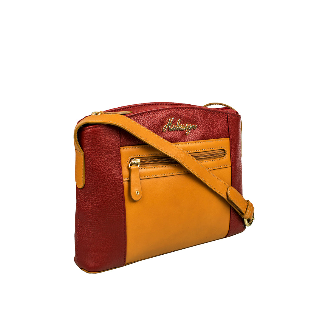 Buy Hidesign Women Mustard Sling Bag Online at Best Prices in