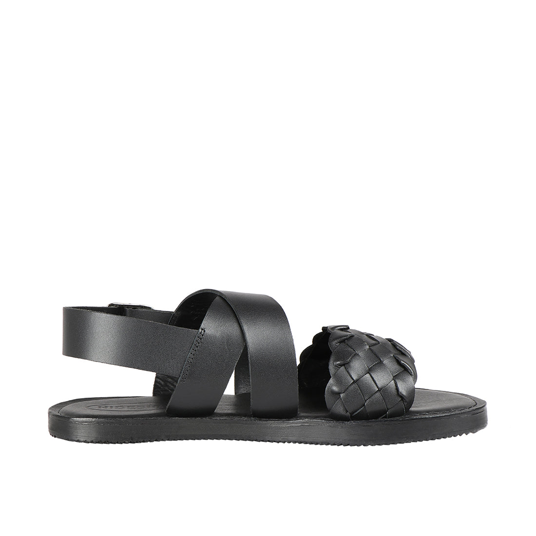 Buy Black Glen Mens Strap Sandal Online Hidesign