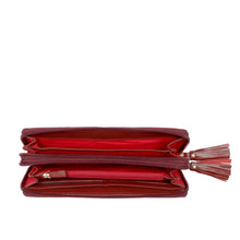 Load image into Gallery viewer, RHUBARB W1 DOUBLE ZIP AROUND WALLET