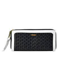 Load image into Gallery viewer, TANZANITE W3 DOUBLE ZIP AROUND WALLET