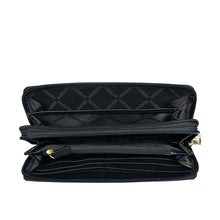 Load image into Gallery viewer, TANZANITE W3 DOUBLE ZIP AROUND WALLET