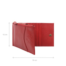 Load image into Gallery viewer, Tulsa W3 Red Leather Bi-Fold Wallet