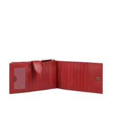 Load image into Gallery viewer, Tulsa W3 Red Leather Bi-Fold Wallet