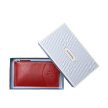 Load image into Gallery viewer, Tulsa W3 Red Leather Bi-Fold Wallet