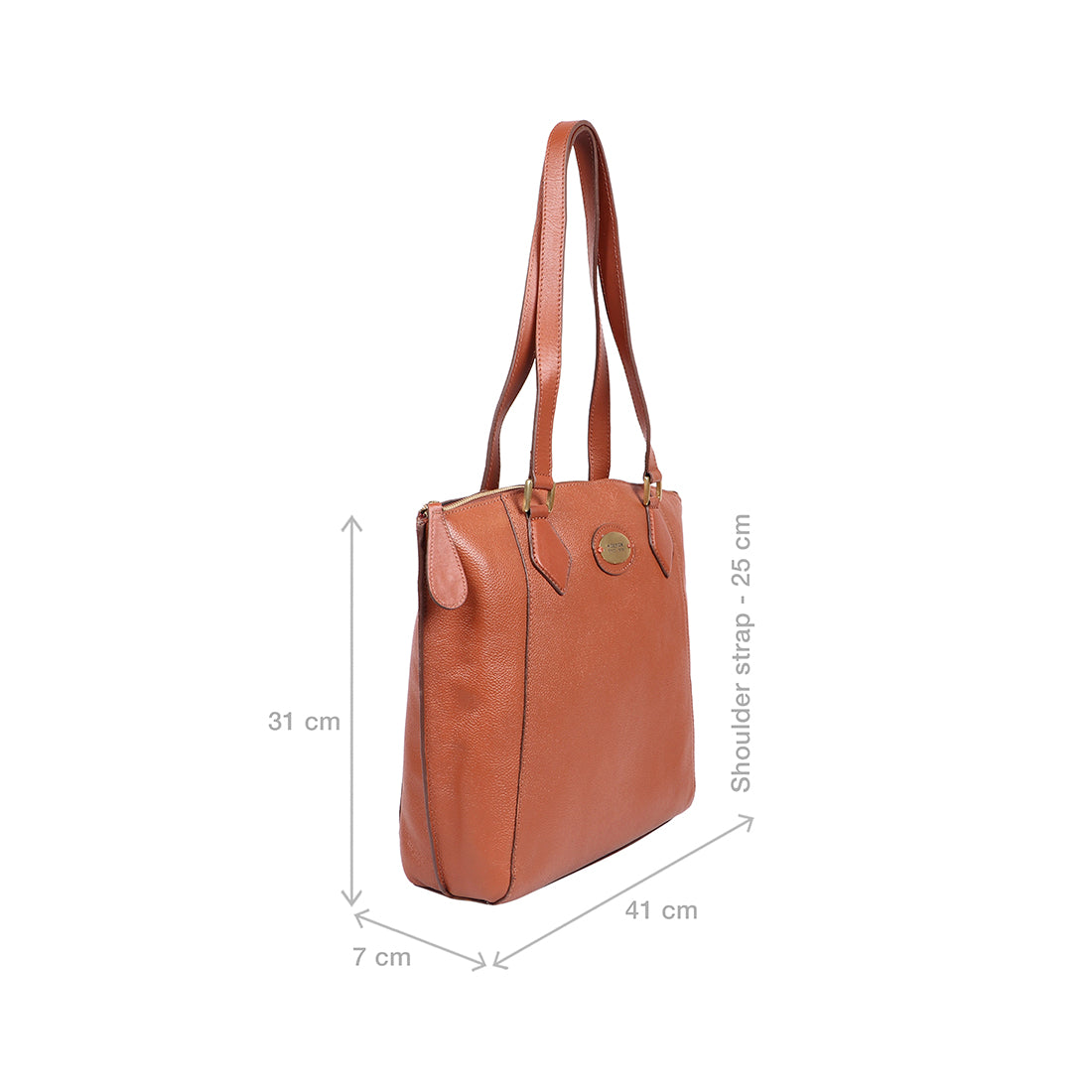 Buy Tan Metal 04 Tote Bag Online - Hidesign