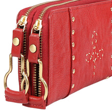 Load image into Gallery viewer, WILD ROSE W2 DBLE ZIP AROUND