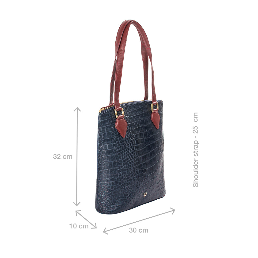 Buy HIDESIGN Bille 02 Zipper Closure Leather Womens Formal Hobo Handbag