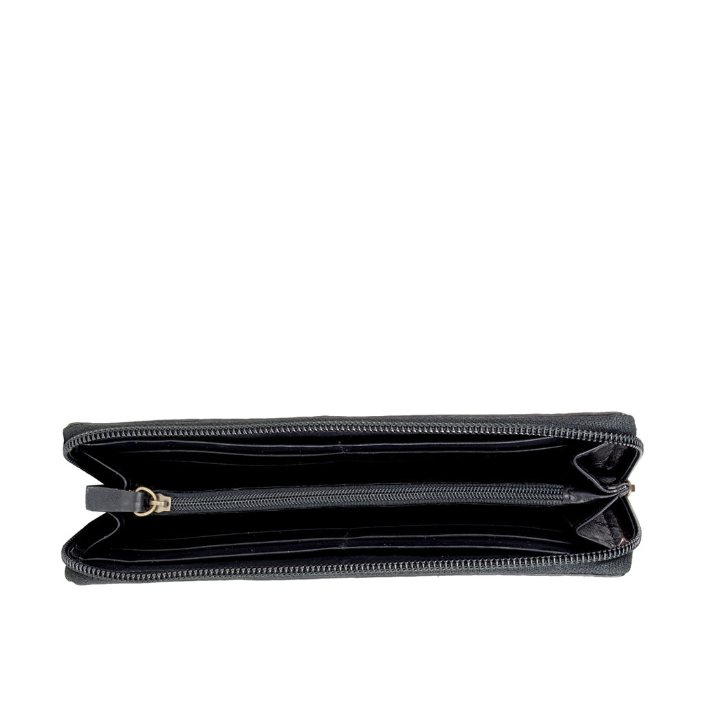 CLAEA W2 ZIP AROUND WALLET