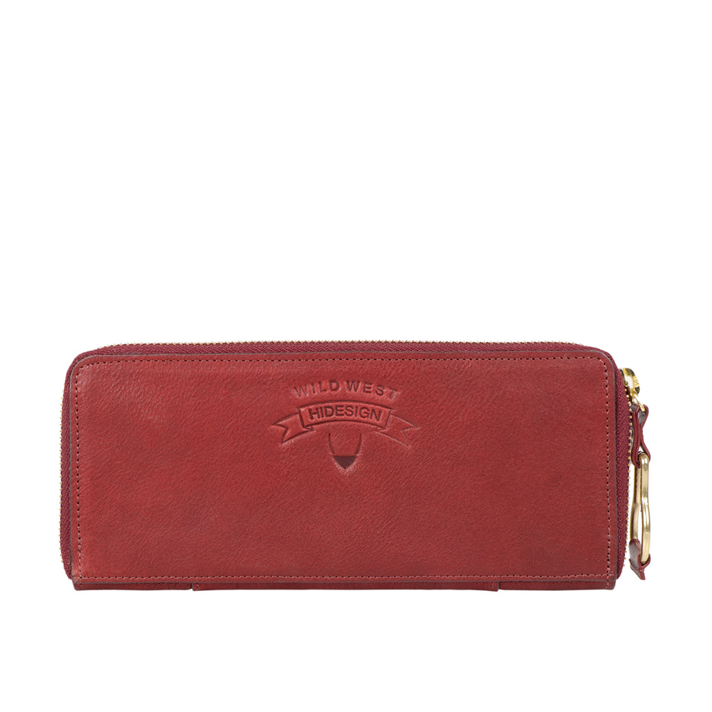 WILD ROSE W1 ZIP AROUND WALLET