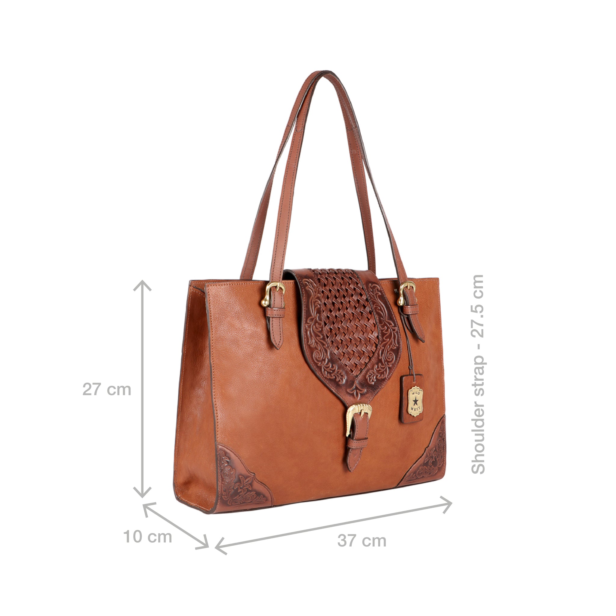 Hidesign womens WHITNEY II Large Brown Tote Bag : Amazon.in: Fashion