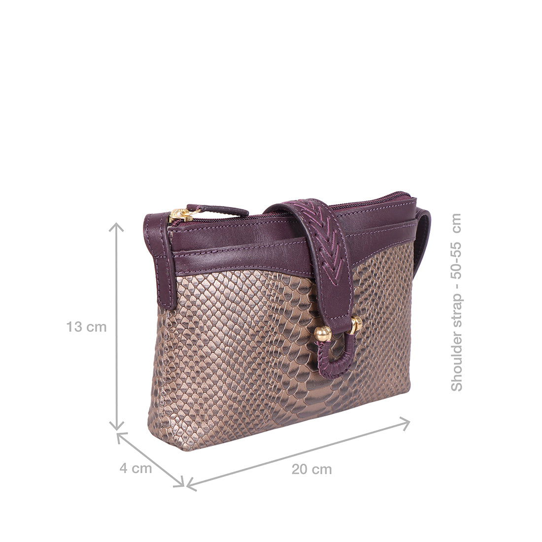 Hidesign Women's Sling Bag (Purple) : : Fashion