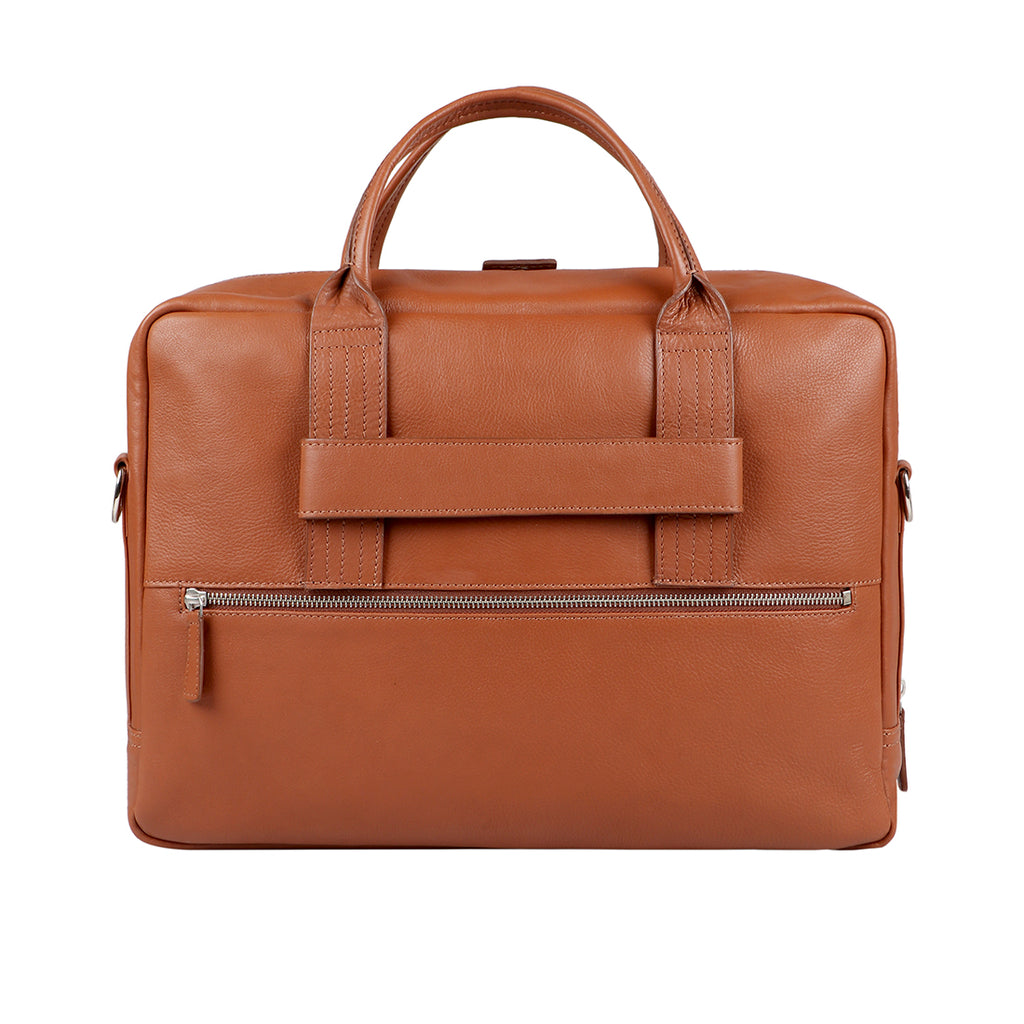 Buy Tan I Bag Al01 Briefcase Online - Hidesign