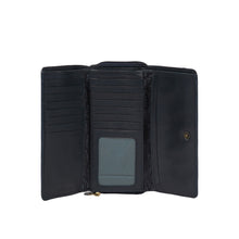 Load image into Gallery viewer, Hema W3 Blue Leather Bi-Fold Wallet
