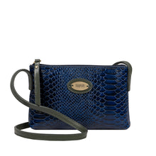 Load image into Gallery viewer, Ee Teresa 03 Blue Leather Sling Bag
